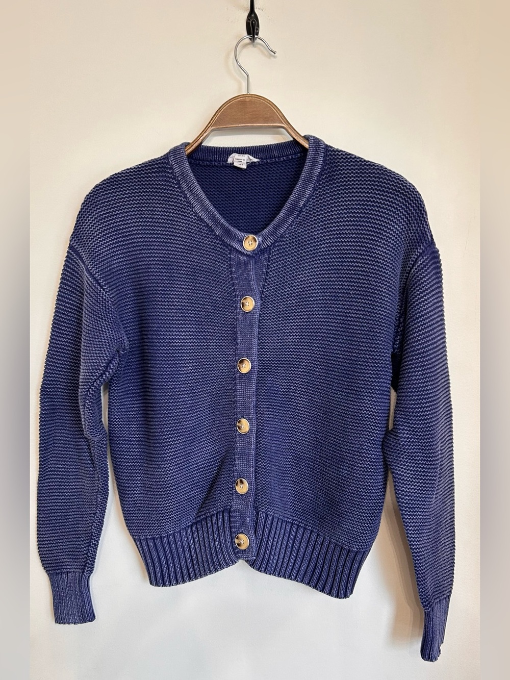 TRIBAL JEANS 100% COTTON KNIT BUTTON DOWN CARDIGAN